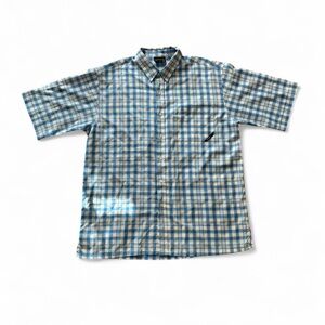 South Pole Blue and White Plaid Men's Shirt